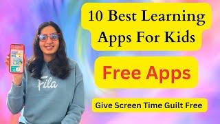 Best Educational Apps For Kids | Free Learning Apps | Award Winning Apps | Android-IOS | Useful Apps