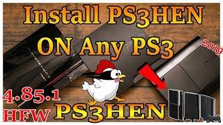 How To Install PS3Hen On HFW 4.85.1 Works On Any PS3 [Console/Models 2019]