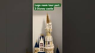 Lego room tour part 3 Disney castle #legoroom #lego #legoshorts #shortsfeed #sub