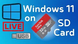 Install Windows 11 on SD CARD 