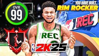 GIANNIS ANTETOKOUNMPO "RIM ROCKER" BUILD is OVERPOWERED in the RANDOM REC (NBA 2K25)