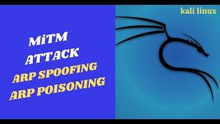 MiTM Attack | ARP Spoofing |  ARP Poisoning in Kali Linux