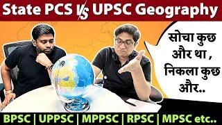 Geography MCQ difficulty & Trends: State PCS vs UPSC | UPSC की तैयारी राज्य-सेवाओ में कितनी उपयोगी?