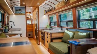 You've Never Seen A Tiny Home Like This - Stunning Bus Conversion