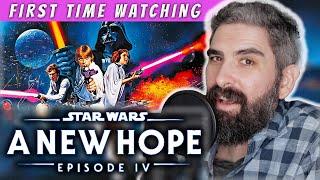 *First Time Watching* STAR WARS EPISODE 4 A NEW HOPE | REACTION & BREAKDOWN!