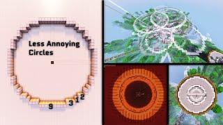 A Better way to build Circles in Minecraft