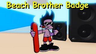 How to get "Beach Brother" Badge + Morph/Skin in FNF Roleplay  - ROBLOX