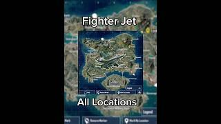 All Fighter  Jet Locations #pubgmobile #pubg #shorts #fighterjet