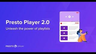 How To Make Video Playlists In WordPress With Presto Player