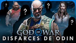 TODOS OS DISFARCES DE ODIN EM GOD OF WAR RAGNAROK