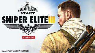 NEW SERIES START : Sniper Elite III |  (brutal kills)  Walkthrough Gameplay (#StealthGamer)