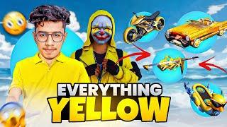 All Items Yellow  Free Fire Yellow Challenge | Free Fire Malayalam