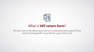 What is VAT return form?