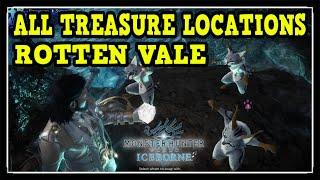 MHW Iceborne Rotten Vale All Treasure Locations - Ultimate Collector Trophy / Achievement Guide