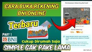 Cara Buka Rekening BNI Online Terbaru || BNI Mobile Banking