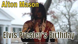 Alton Mason Speaking at Elvis 88th Birthday Celebration Memphis Graceland January 8 2023