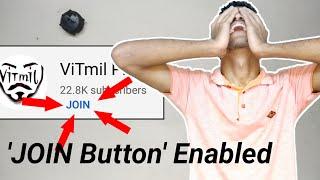 Join Button Enabled | What is Join Button | Vitmil plus