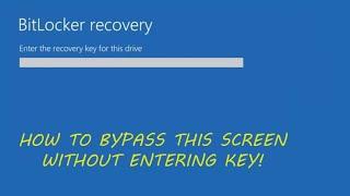 How to bypass Windows 10 Bitlocker Recovery without key after dual boot with Ubuntu! 100% Working!