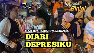 NGGAK KUAT NAHAN TANGIS ‼️kakak ini sedih ketika lagu diari depresi di nyanyikan rame rame