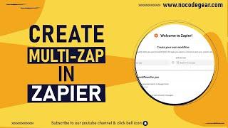 How to create a multi-step zap in Zapier | Urdu/Hindi Tutorial