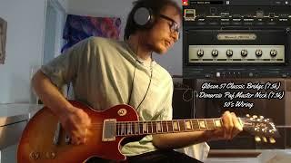Dimarzio 59 PAF (8.5k) vs Gibson 57 Classic (7.5k)  (Led Zep Tone)