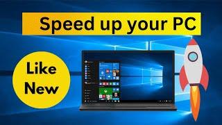 speed up a slow laptop|How do I make my laptop run fast in window 10|how to fix slow & lagging PC