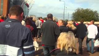 Walk down Sir Matt Busby Way