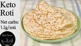 Keto Roti|Keto Roti with Coconut Flour|Coconut Flour tortilla|Keto Flatbread|Keto Chapati