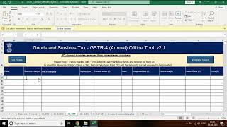 HOW TO COPY PASTE EXCEL DATA IN GSTR 4 UTILITY OF COMPOSITON TAXPAYER | GSTR 4 ANNUAL RETURN