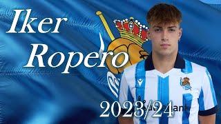 Iker Ropero (CB) | Full Highlights 2023/24 | Real Sociedad C/Juvenil | #Zubieta