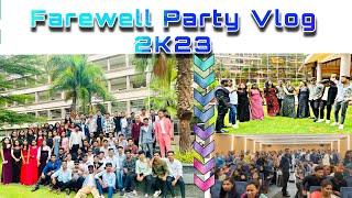 FAREWELL PARTY VLOG  2K23 || DYP KOLHAPUR  #viral #trending # vlog