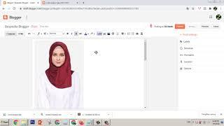 cara posting produk di Template Bospedia