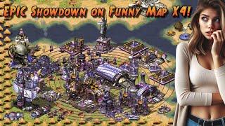  EPIC Command & Conquer Red Alert 2 Multiplayer Showdown on Funny Map X4! 