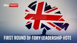 Tory leadership first round of voting results