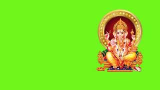 Shri Ganesh God Green Screen || Ganesh ji Bhagwan Free green screen video ||  god Ganesh ji