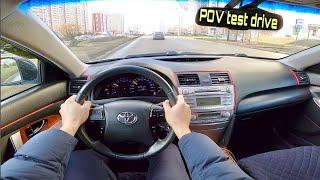 2008 Toyota Camry XV40 (2.4 AT) POV test drive