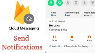 Send notifications for your application in the sketchware