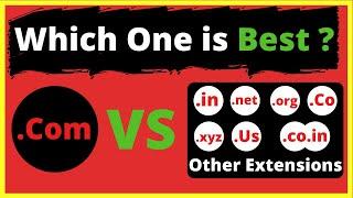 .Com Vs Other Extensions | Which One is Better & Why | Why .Com is Best and Ranking Factors | Hindi