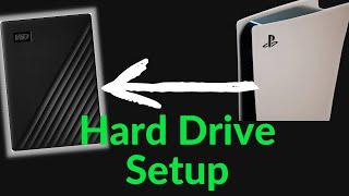 External Hard Drive set up guide for PS4 and PS5