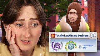 Getting rich by being *shady* in The Sims 4: Businesses & Hobbies