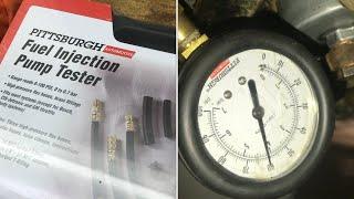 USING fuel injection pump tester (harbor freight) pittsburgh