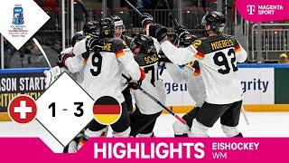 Schweiz - Deutschland | Highlights IIHF Eishockey-WM 2023