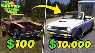 $100 SATSUMA CONVERTIBLE from JUNK! | My Summer Car #135