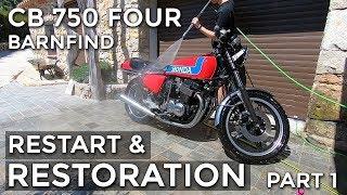 Honda CB 750 Four Restoration - Part 1 (Timelapse)