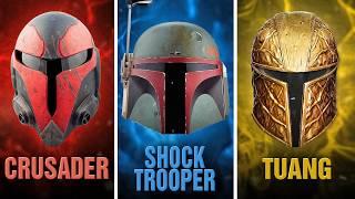 EVERY SINGLE Mandalorian Helmet Type/Variant Explained!