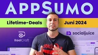  AppSumo Lifetime-Deals (Juni 2024): ReelCraft, SocialJuice, ZeroWork...