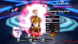 New MONARCH GILGAMESH EVO Is The BEST DPS IN GAME ! Anime Vanguards Update 2 !