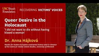 ‘I did not want to die without having kissed a woman’ | Recovering Victims’ Voices Lecture Series