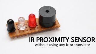 IR proximity sensor without using any transistor or IC