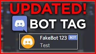 NEW FIX! How to Get a Discord Bot Tag - Log in to a Bot Account!